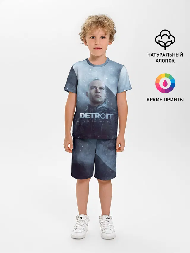 Детская пижама с шортами с принтом «Markus»