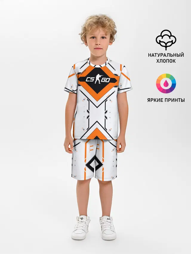 Детская пижама с шортами с принтом «Asiimov»