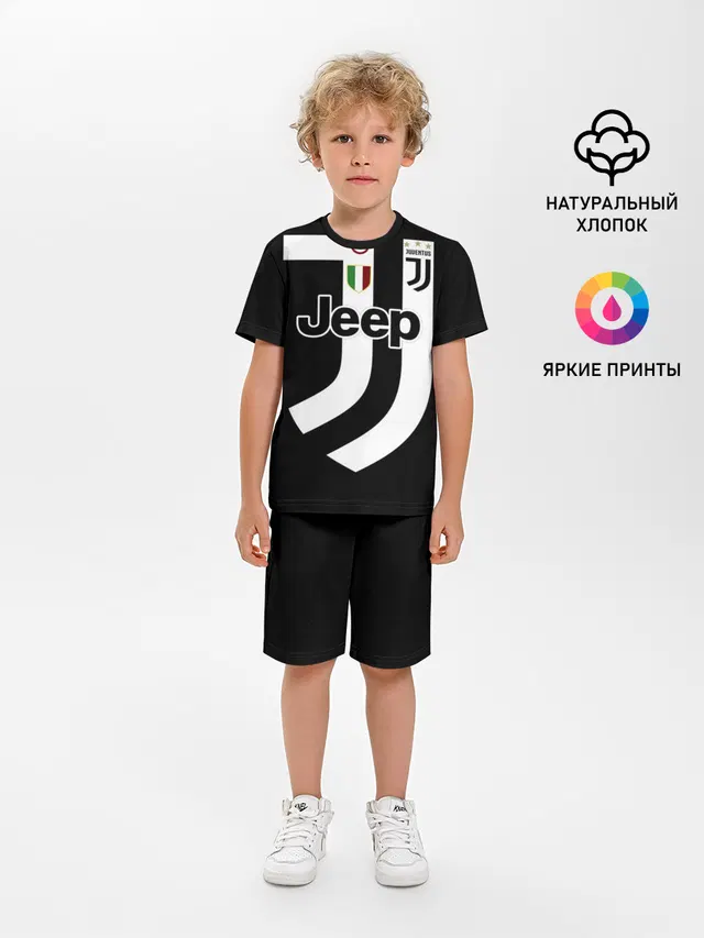 Детская пижама с шортами с принтом «Ювентус — Juventus FIFA Edition»
