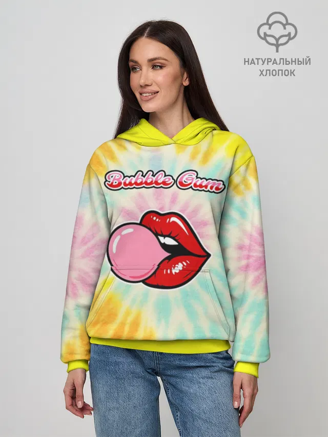 Худи женское базовое с принтом «Pop Art»