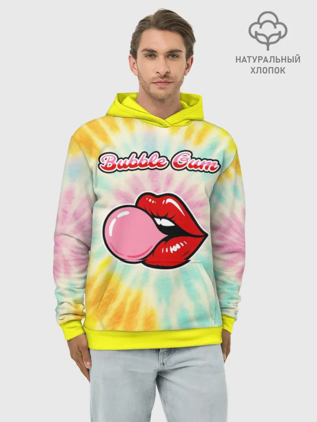 Худи мужское базовое с принтом «Pop Art»