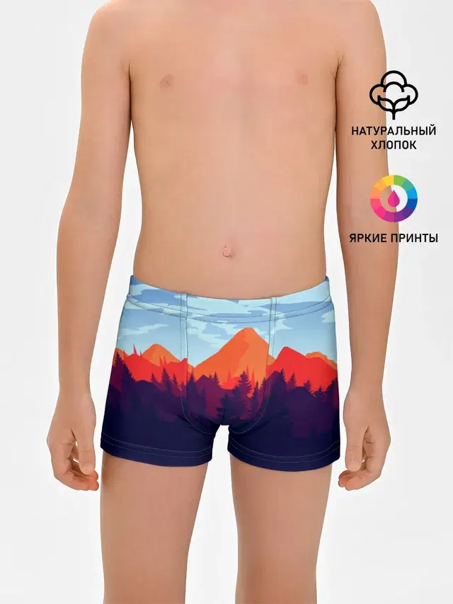 Трусы для мальчиков с принтом «Игры — Firewatch collection»