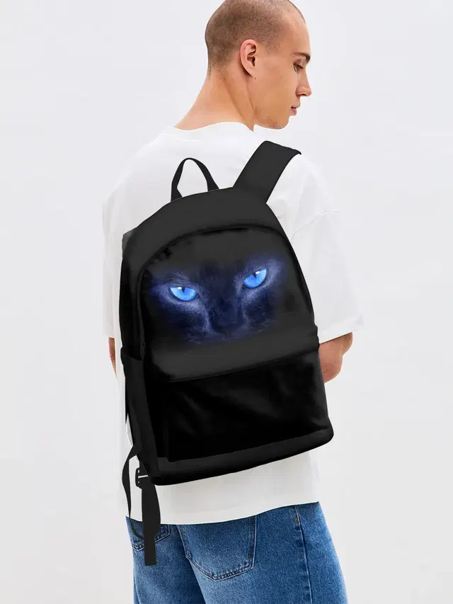 Кошка с голубыми глазами