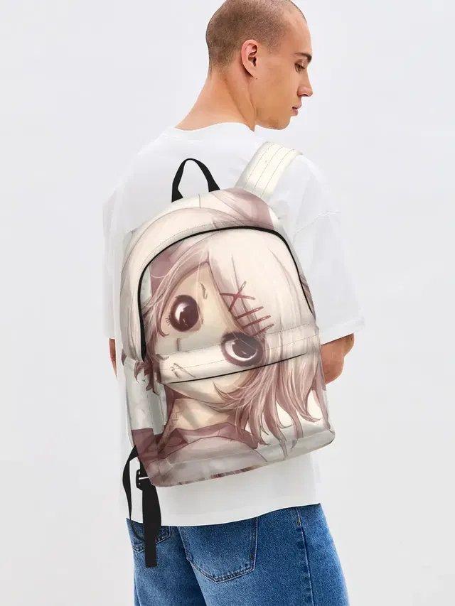 Джинсовый рюкзак с принтом «Tokyo Ghoul»