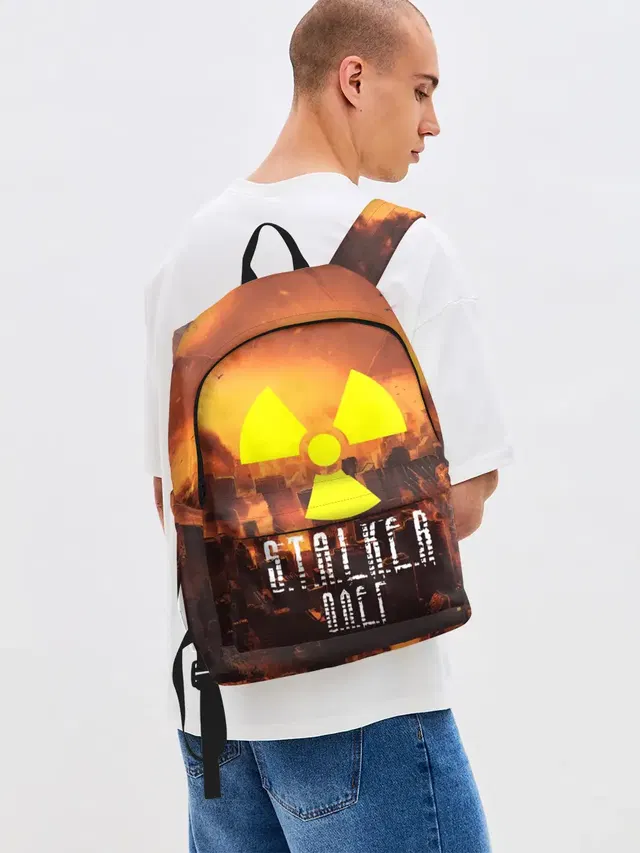 Джинсовый рюкзак с принтом «Stalker — S.T.A.L.K.E.R Олег»