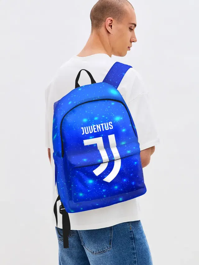 Джинсовый рюкзак с принтом «Juventus space collection»