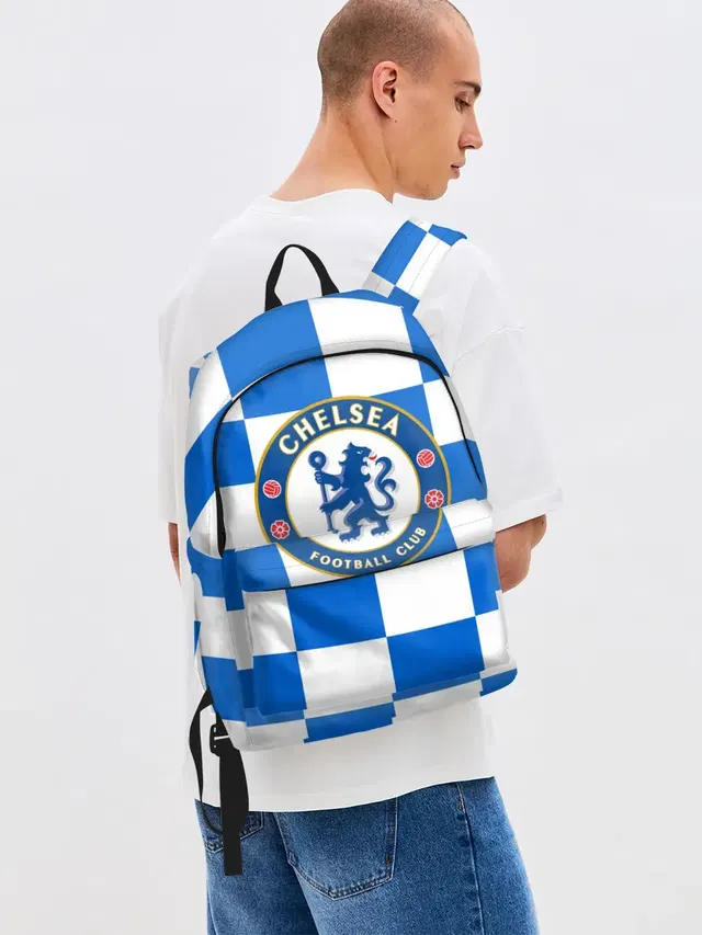 Джинсовый рюкзак с принтом «FC Chelsea»