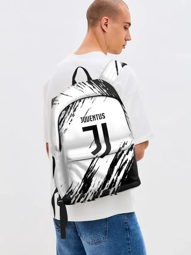 Джинсовый рюкзак с принтом «Football club — JUVENTUS SPORT»