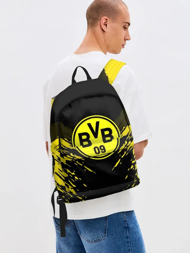 Джинсовый рюкзак с принтом «Borussia Sport»