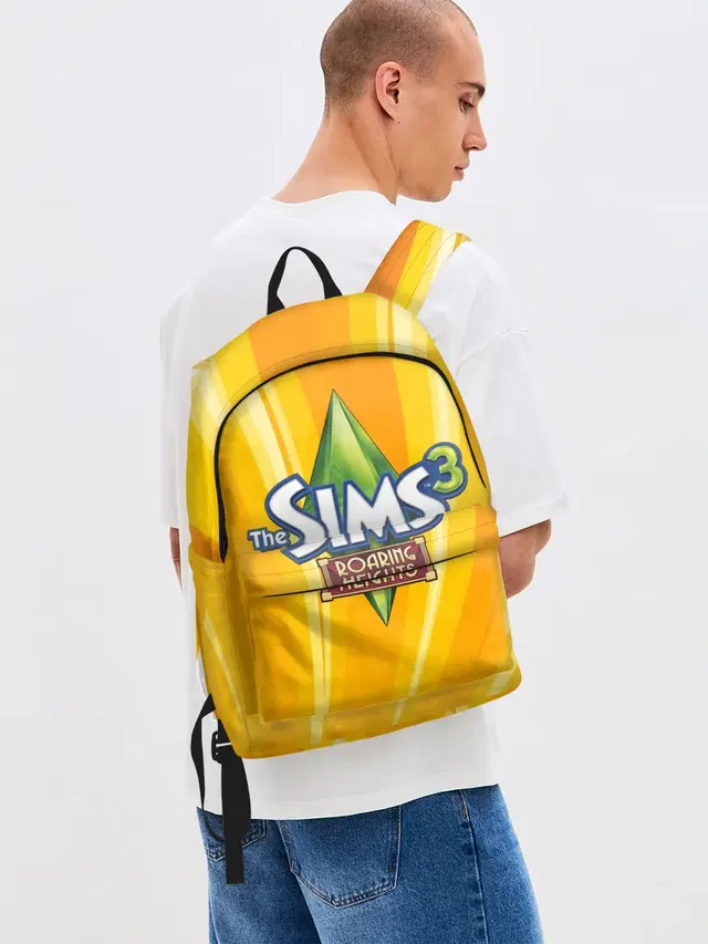 Джинсовый рюкзак с принтом «The Sims»