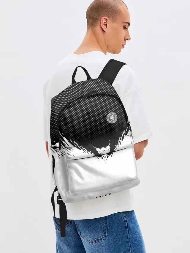 Джинсовый рюкзак с принтом «Chelsea black 2018»