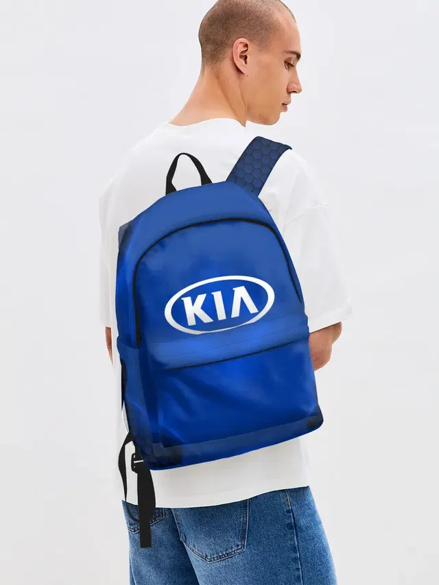 Джинсовый рюкзак с принтом «KIA Sport»