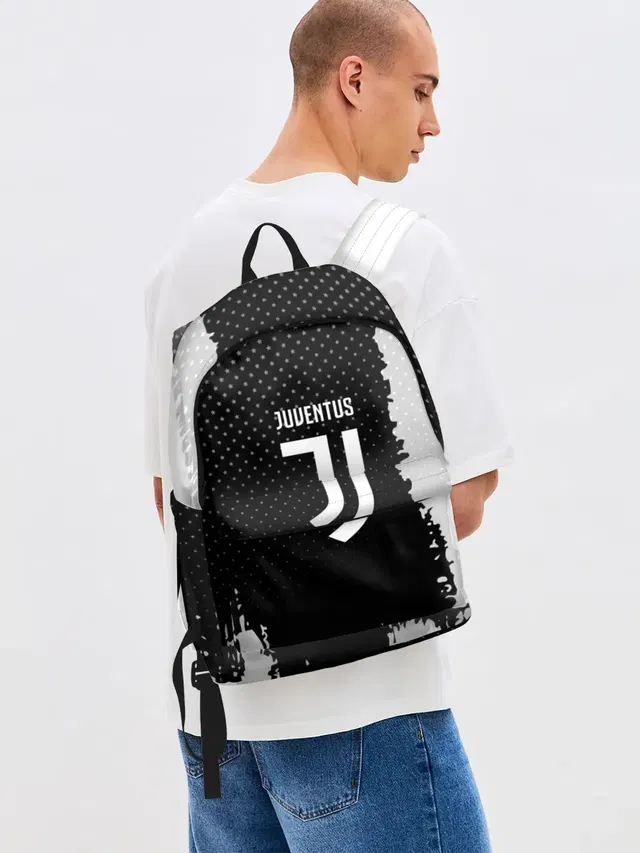 Джинсовый рюкзак с принтом «Juventus»