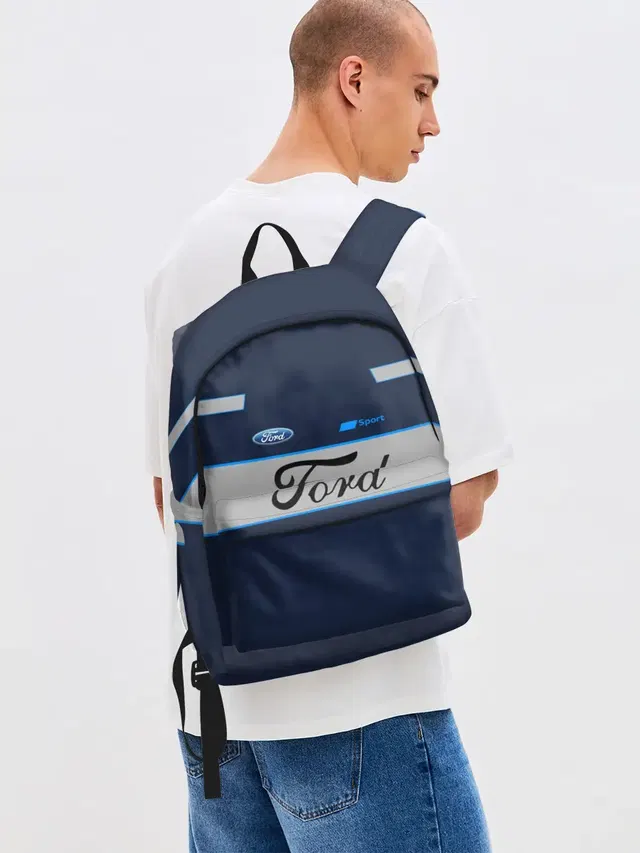Джинсовый рюкзак с принтом «Ford»