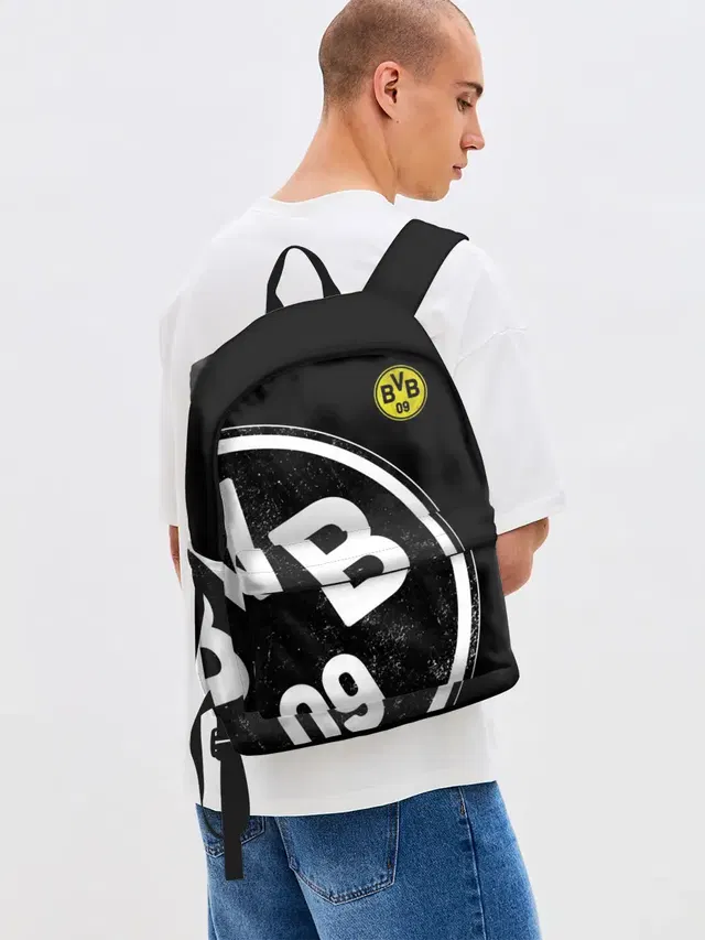Джинсовый рюкзак с принтом «Borussia — Borussia Dortmund Exclusive»