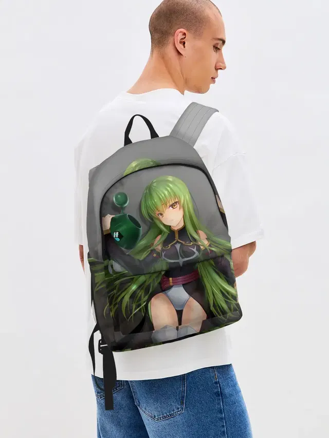 Джинсовый рюкзак с принтом «Code Geass — Code Geass art gray»
