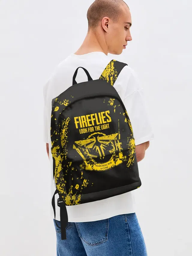 Джинсовый рюкзак с принтом «Fireflies»