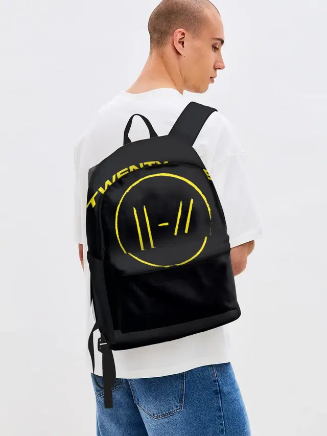 Джинсовый рюкзак с принтом «twenty one pilots — trench»
