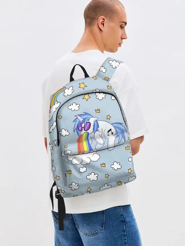 Джинсовый рюкзак с принтом «My Little Pony — Винил Скрэтч»