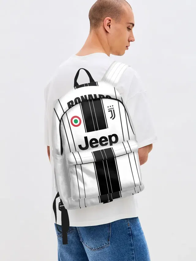 Джинсовый рюкзак с принтом «Jeep»