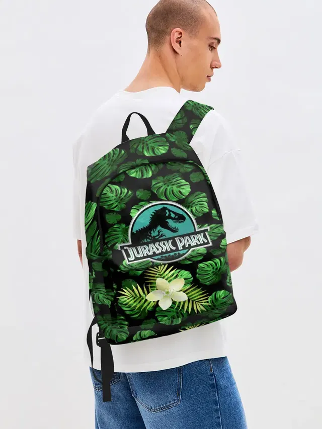 Джинсовый рюкзак с принтом «Jurassic Park franchise»