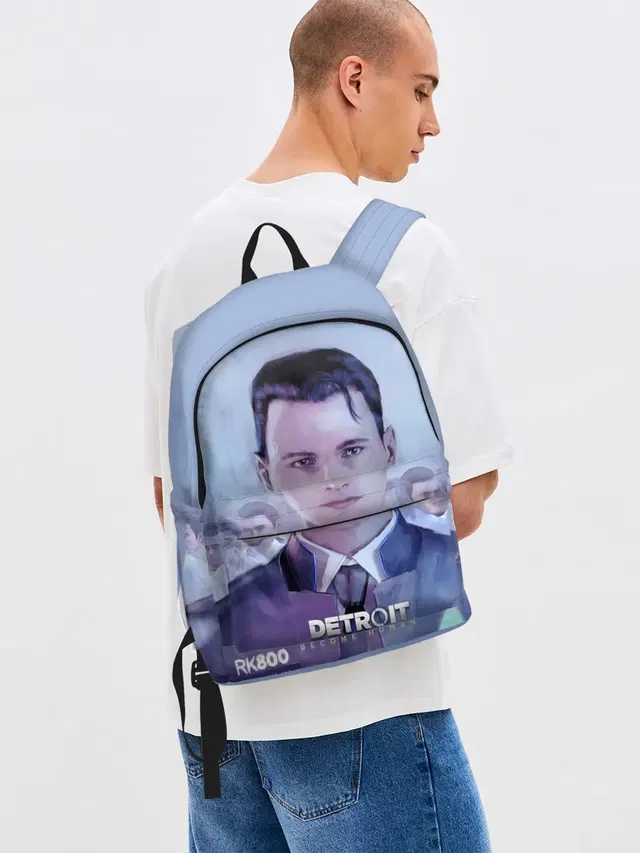 Джинсовый рюкзак с принтом «CyberLife»