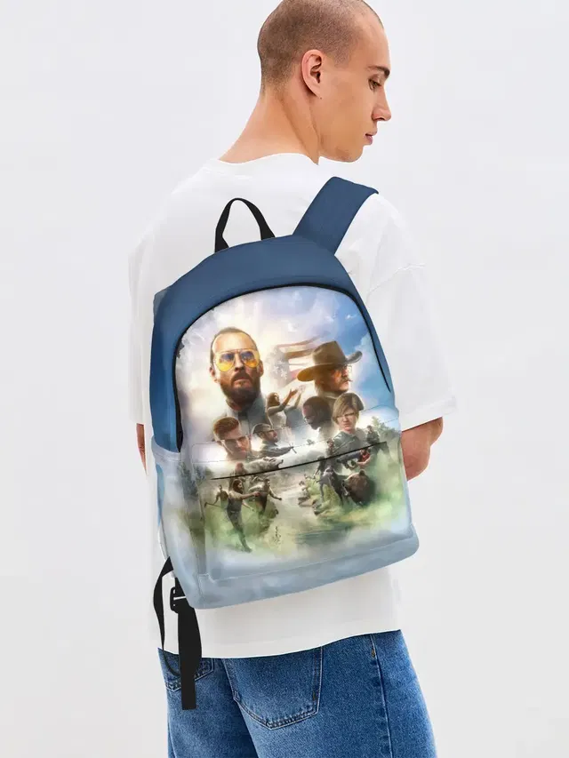 Джинсовый рюкзак с принтом «Far Cry — Far Cry 5»