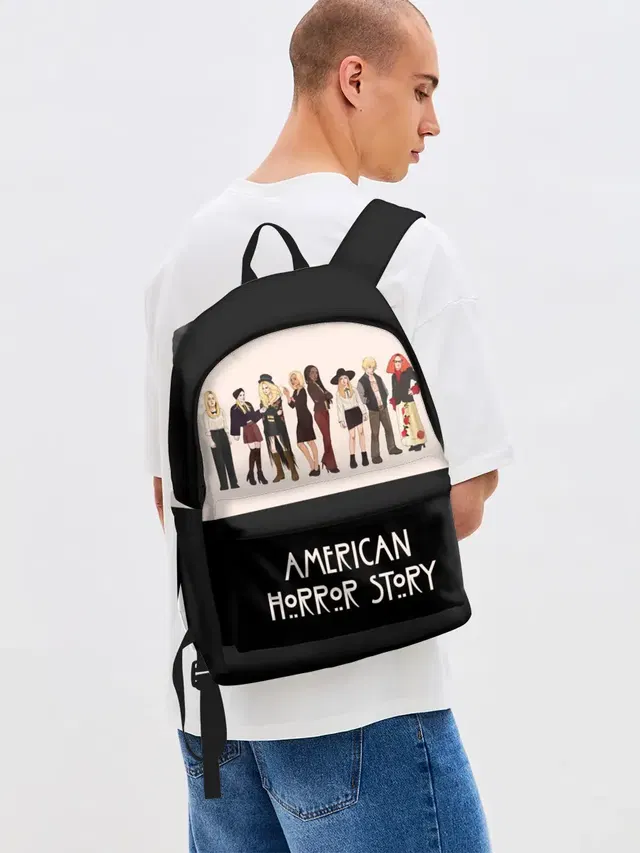 Джинсовый рюкзак с принтом «American Horror Story: Coven»