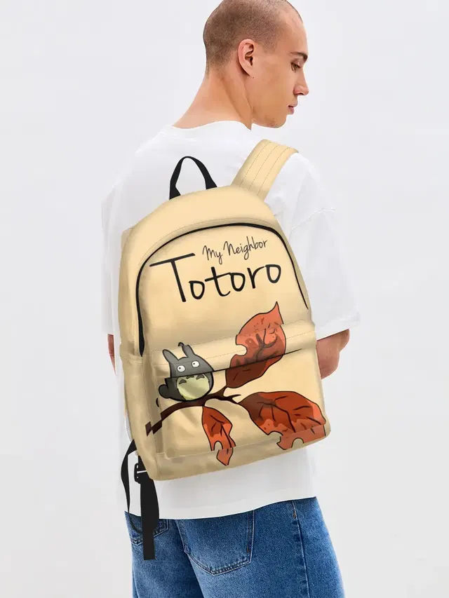 Джинсовый рюкзак с принтом «Тоторо — Tonari no Totoro»
