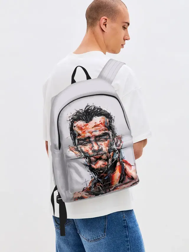 Джинсовый рюкзак с принтом «MMA — Tony Ferguson»