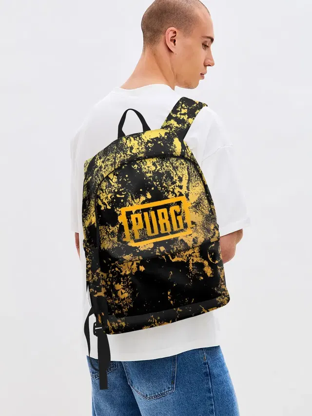 Джинсовый рюкзак с принтом «Grunge»