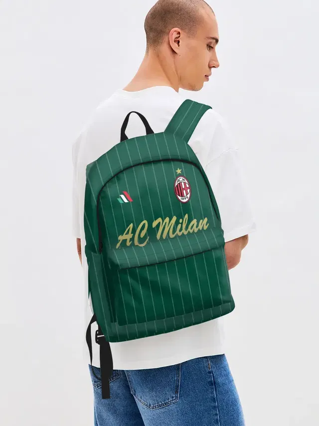 Джинсовый рюкзак с принтом «Милан — AC Milan»