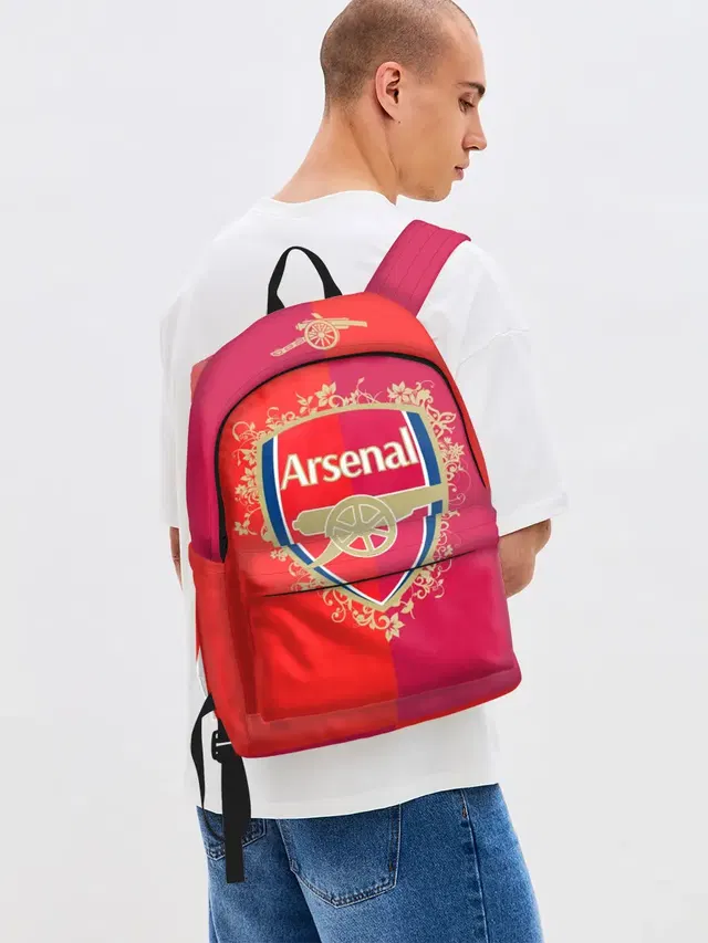 Джинсовый рюкзак с принтом «Арсенал — FC Arsenal»