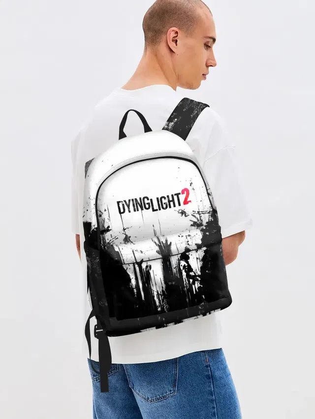 Джинсовый рюкзак с принтом «Dying Light — Dying Light 2»