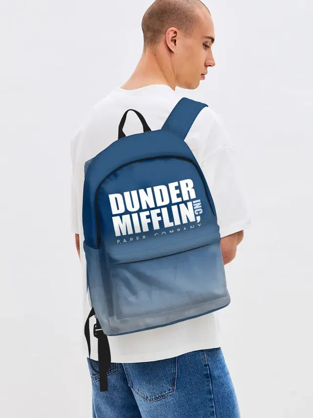 Джинсовый рюкзак с принтом «The Office: Dunder Mifflin»