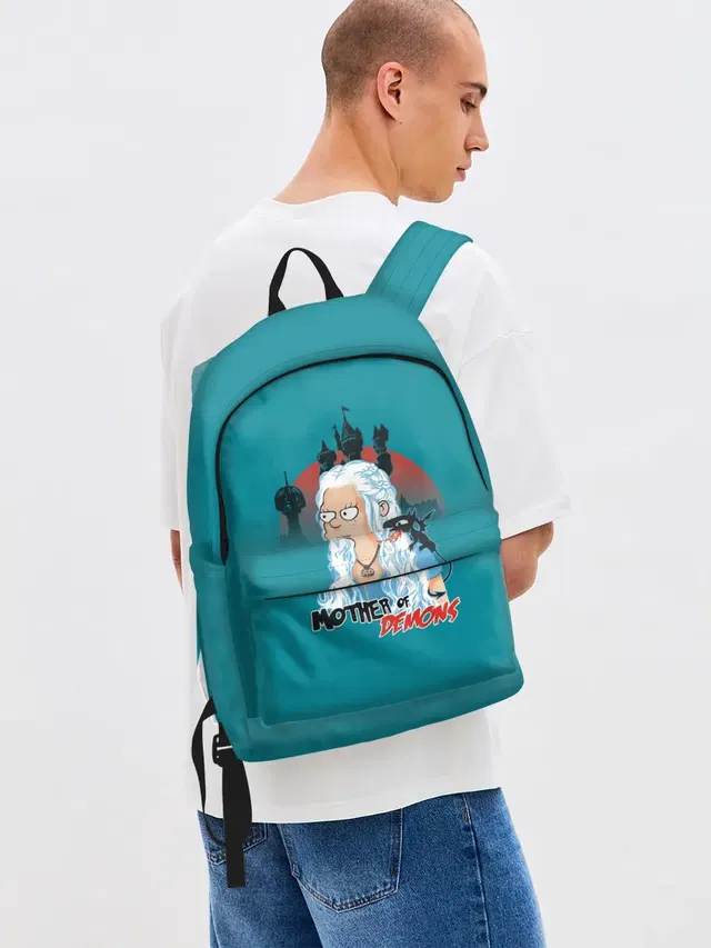 Джинсовый рюкзак с принтом «Разочарование — Disenchantment. Mother»