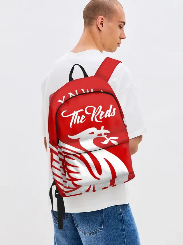 Джинсовый рюкзак с принтом «The Reds»