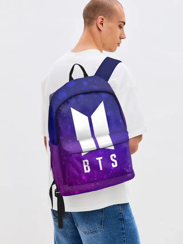 Джинсовый рюкзак с принтом «BTS — BTS YOURSELF»