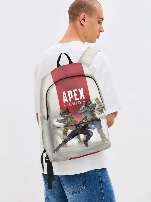 Джинсовый рюкзак с принтом «Разные игры — APEX LEGENDS»