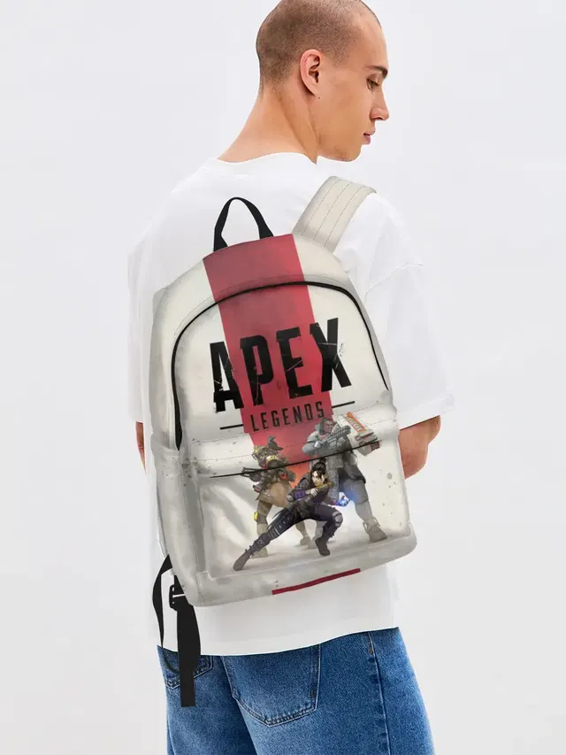 Джинсовый рюкзак с принтом «Королевская битва — APEX LEGENDS»