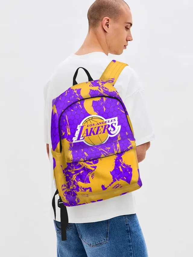 Джинсовый рюкзак с принтом «LA Lakers»
