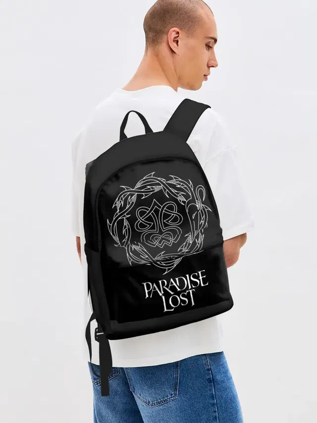 Джинсовый рюкзак с принтом «Разный рок — Paradise Lost»