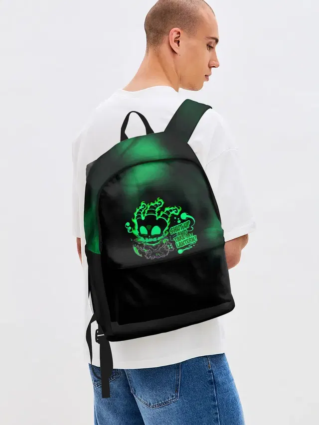Джинсовый рюкзак с принтом «Thresh - League of Legends»