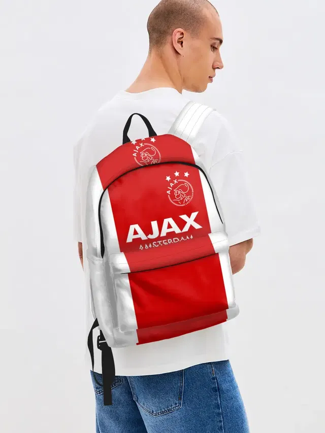 Джинсовый рюкзак с принтом «Аякс»