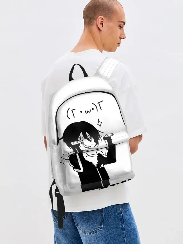 Джинсовый рюкзак с принтом «Kawaii Yato»