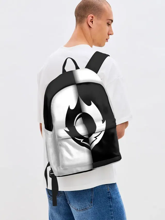 Джинсовый рюкзак с принтом «Code Geass — GODE GEASS symbol»