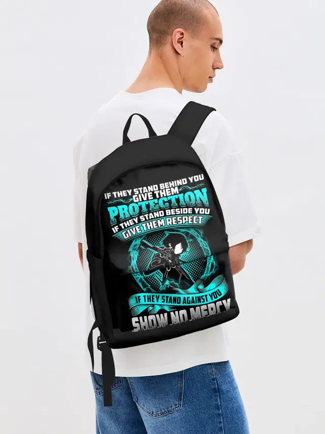 Джинсовый рюкзак с принтом «Sword Art Online — HEARTBEATS Sword Art Online»