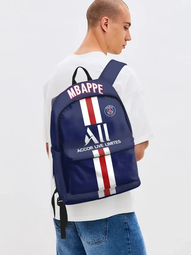 Джинсовый рюкзак с принтом «ПСЖ — Mbappe Home 19-20»