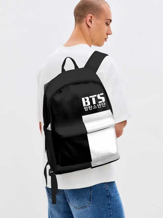 Джинсовый рюкзак с принтом «BTS — BTS [9]»