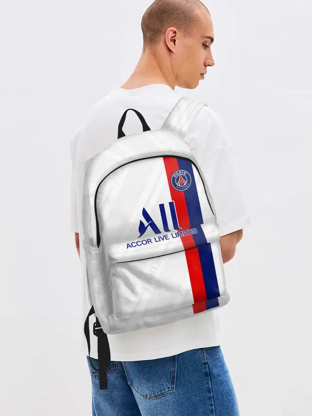 Джинсовый рюкзак с принтом «ПСЖ — PSG away 19-20»